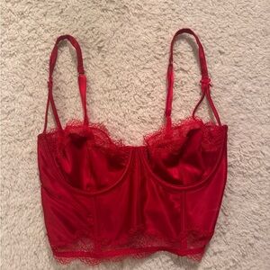 Victoria's Secret Red Lace Bralette